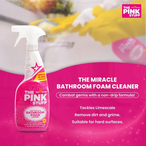The Pink Stuff Bathroom Foam Cleaner Limpiador Baño