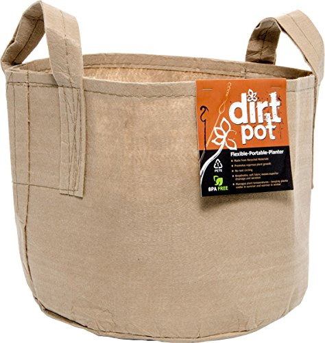 Dirt Pot Con Mango De 25 Galones De Jardinera De Tejido Port