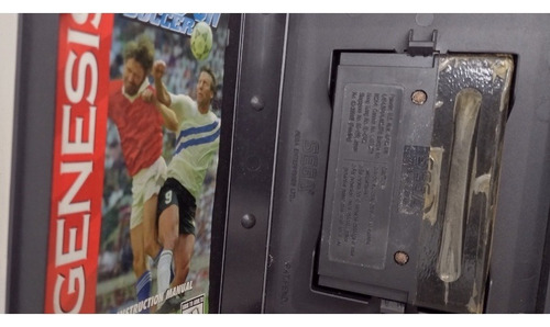 Head On Soccer Raridade Mega Drive/genesis C/caixa E Manual (Usado)