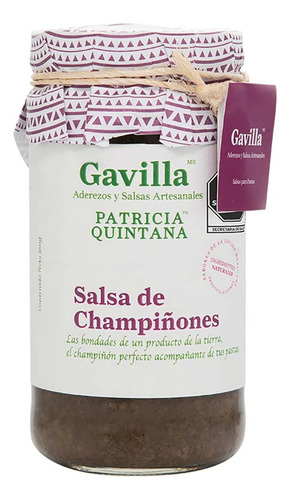 Salsa Gavilla De Champiñones 360ml Vegana