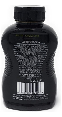 Una Botella Salsa Anguila Kikkoman 335 Gr. Unagi Sushi Sauce