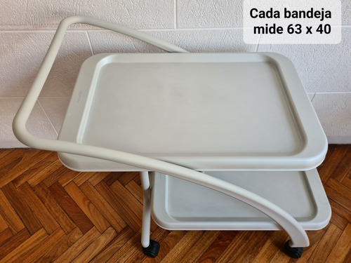 Carrito Italiano Guzzini Vintage Doble Bandeja / Palermo 