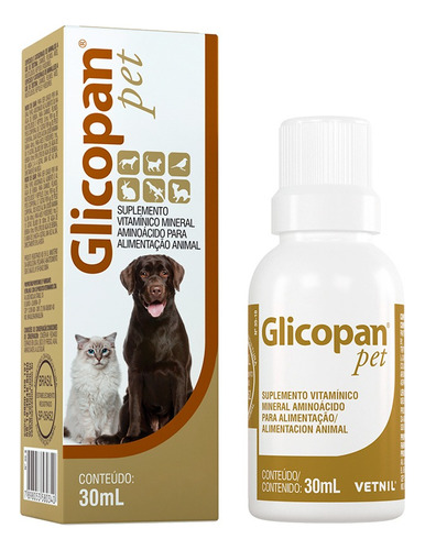 Glicopan Pet 30ml Suplemento Vitamínico