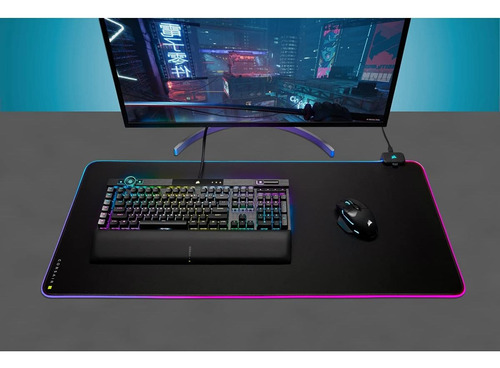 Corsair Mm700 Rgb, Pad De Mouse Para Juego Con Rgb Con Usb