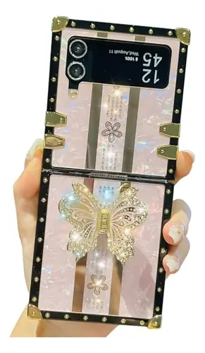 Funda Para Galaxy Z Flip 3/ Z Flip 4 Rosa Flexible Shockproo