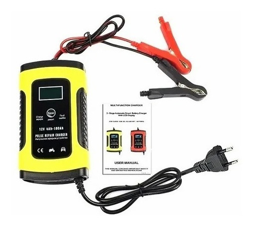 Imagen 5 de 10 de Cargador Batería Automóvil Moto 12v Inteligente Carga Rápida