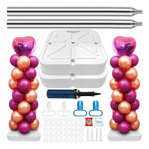 Balloon Column Stand Kit Set Of 2 Heavy Duty Balloon Stand K