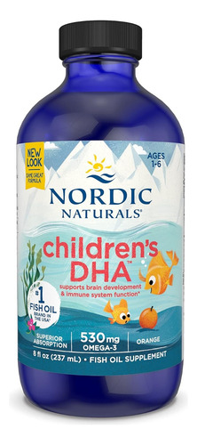 Dha Nordic Naturals 237ml Children Ômega 3 Infantil Laranja