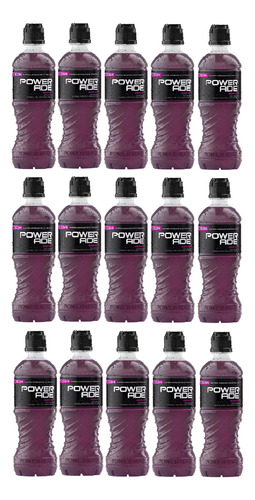 Powerade Isotônico Uva 500ml Kit Com 15 Unidades - Gamer