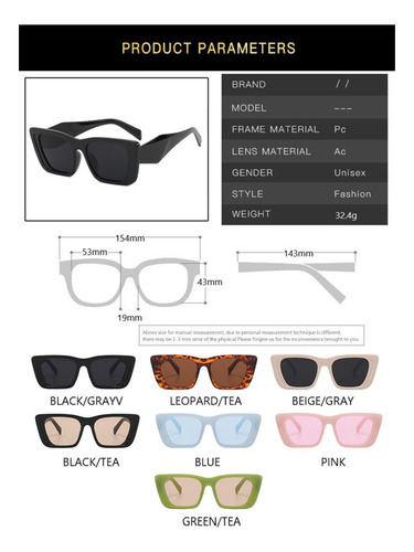 Gafas De Sol New Trend Para Mujer, Marca De Lujo, Vintage, S