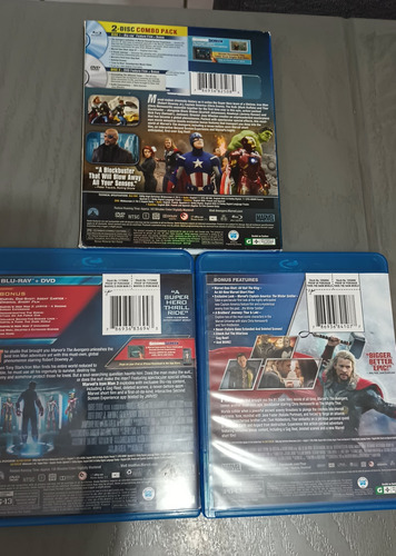 Iron Man 3 / Thor / Avengers / Los Vengadores (Usado)