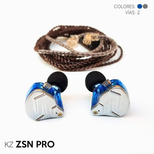 Audífonos Kz Zsn Pro Monitoreo In Ear + Espumas De Memoria