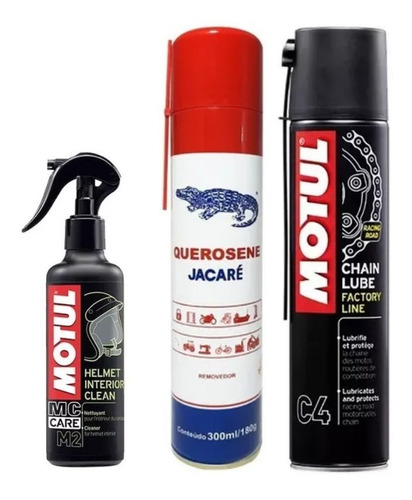 Motul Mc Care C4 + M2 + Querosene Aerossol Spray