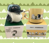 Comprar Set 2 Tazas Starbucks Snoopy Peanuts Amarillo Snoopy