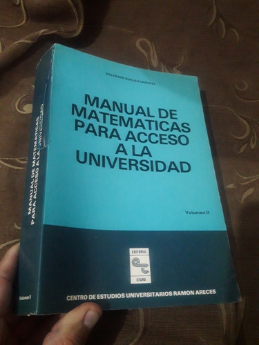 Libro Manual De Matemáticas Para La Universidad Guillen
