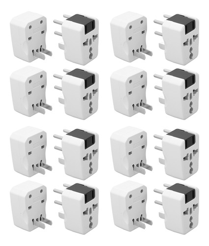 Adaptador Y Convertidor De 4 Piezas Plug Us Eu Au Uk Travel