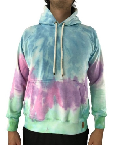 Buso Capota Buzo Canguro Saco Hoodie Tie Dye
