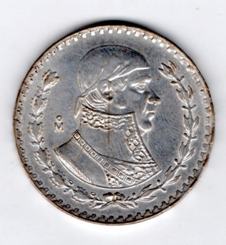 Moneda Un Peso 1967  Plata