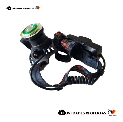 Imagen 5 de 9 de Linterna De Cabeza Recargable 200m De Alcance