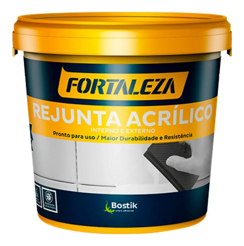 Rejunte Acrílico Fortaleza P/ Porcelanato Trigal Pote 1kg