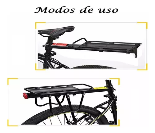 Alforja Y Parrilla Bicicleta (combo) Promoción Resistente