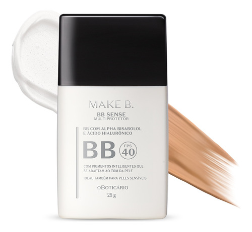 O Boticário Make B. Sense Cor 3 Bb Cream Fps 40 25g