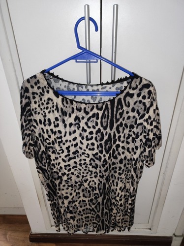 Vestido Corto Estampado Animal Print 