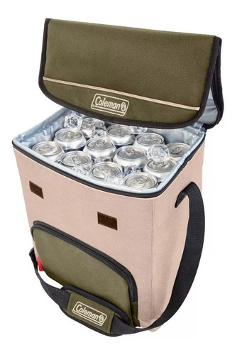 Imagen 3 de 10 de Conservadora Bolso Termico Coleman 34 Latas 32lts 30hs Verde