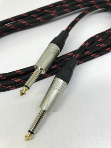 Cable Warwick Plug 3m Rcl30203 Tc C/black Tela Negro