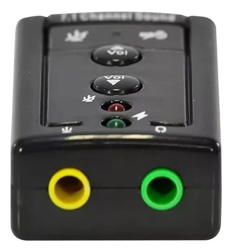 Adaptador Som Usb 2.0 Exbom Usom Externo Preto