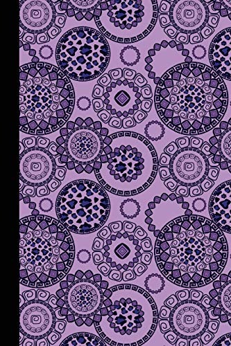 Journal Animal Print Mandala (purple) 6x9  Dot Journal  Jour