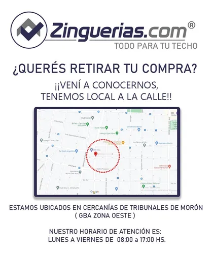 Canaleta De Zinc Para Lluvia Modelo Americana Chapas Techo