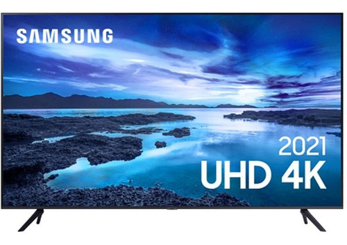 Imagem 1 de 4 de Samsung Smart Tv 75 Uhd 4k 75au7700, Processador Crystal 4k,
