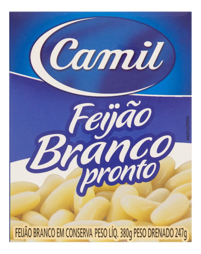 Feijão Branco Pronto Camil Caixa 247g