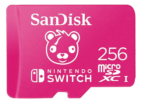Cartão De Memória Micro Sd Sandisk 256gb Ed. Fortnite 100mbs