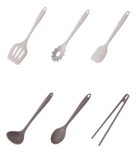 C Kitchenware Set 7 Piece Non Stick Pot Shovel Spoon Clip
