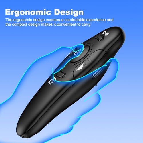Pack Clicker Inalmbrico Usb-c Con Puntero Rojo Para Presenta