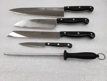 Comprar Set De Cuchillo Arbolito Profesional X4 + Chaira Arbolito 