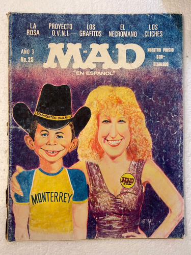 Revista Mad #25 En Español Mexico 1980 Editorial Litografica