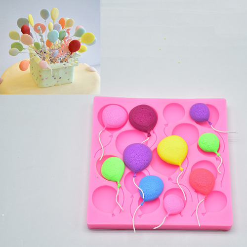 Xm Globos For Fondant, Tarta Con Azúcar, Chocolate,