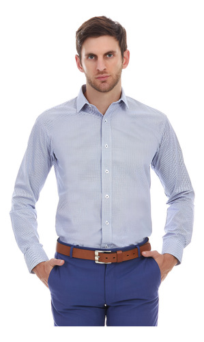 Camisa Hombre Slim Fit Moda Formal Vittorio Forti