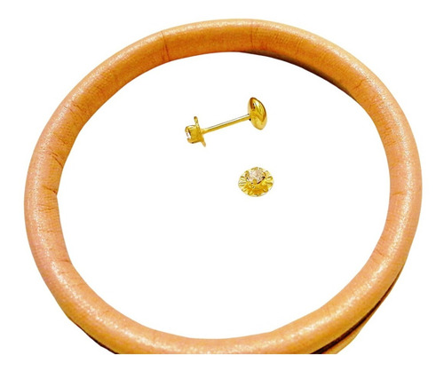 Imagen 8 de 10 de Tuerquitas Oro Rose Gold Filled 14k Abridores Vanesa Duran
