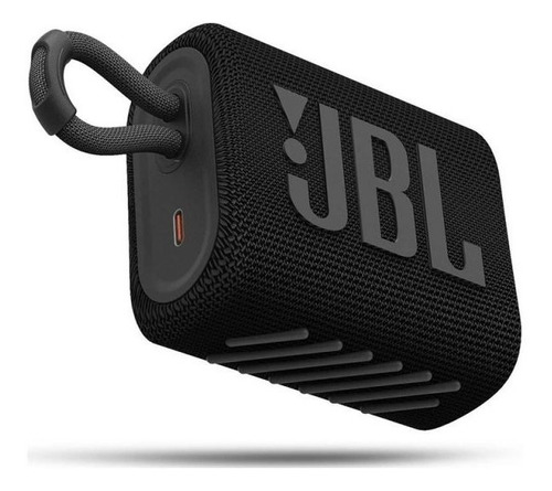 Caixa De Som Jbl Go 3 Bluetooth Prova D'água Black (preta)