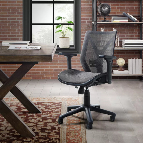 Imagen 4 de 6 de Silla De Escritorio Bayside Furnishings Corc-8-5 Ergonómica