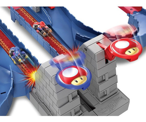 Hot Wheels Mario Kart Pista Castillo De Bowser