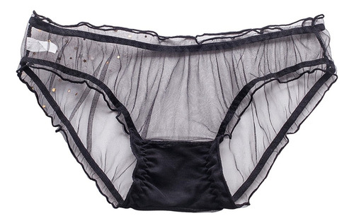 Bragas De Encaje De Malla Transparente Multicolor Con Person