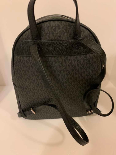 Imagen 6 de 9 de Bolsa Michael Kors Estilo Mochila Abbey Negra Original Nueva