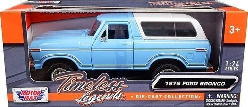 Auto Colección Ford Bronco 1978  1:24 - Motor Max