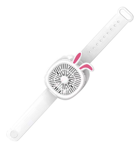 Mini Reloj Con Ventilador, Carga Usb, Recargable, 3 Velocida