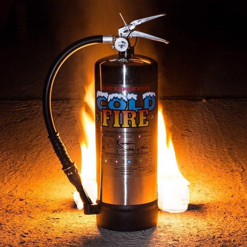 Extintor De Emergencia Cold Fire 4l Tipo A B C D K Incaduco